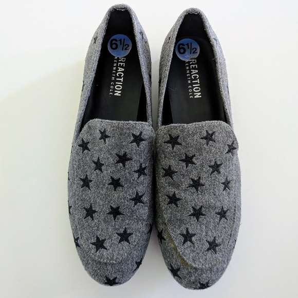 Kenneth Cole Reaction Gray Star Loafers – Women’s Size 6.5 - Picture 3 of 5